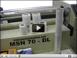 MSN 70 DL Streç Dilimleme ve Sarma Makinesi Video
